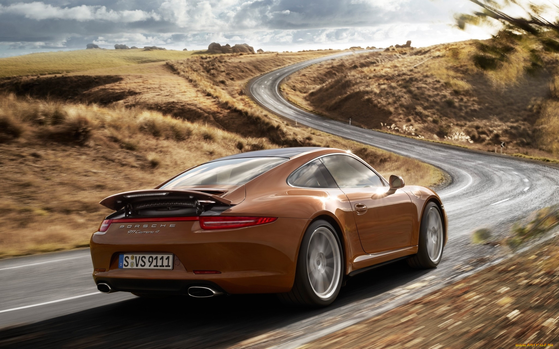 Porsche 911 autumn